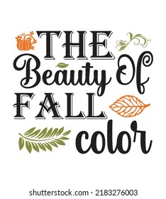 Fall SVG Design Perfect For T-shirt And Others