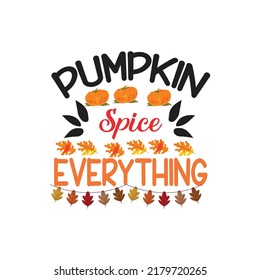 Fall t shirt design vector