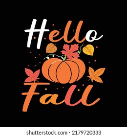 Fall t shirt design vector