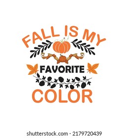 Fall t shirt design vector