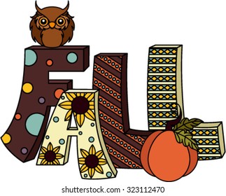 Fall Time Owl