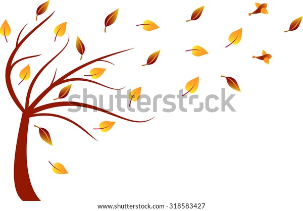 秋の木のベクター画像 秋の木のイラスト のベクター画像素材 ロイヤリティフリー