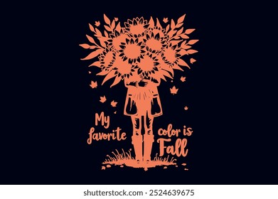 Fall T-shirt Design Fall t-shirt, Autumn t-shirt , Autumn illustration