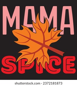 Fall T-shirt design, Typography design