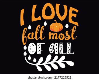 Fall t-shirt design vector file