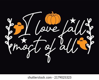 Fall t-shirt design vector file