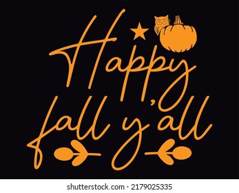 Fall t-shirt design vector file