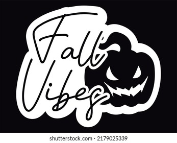 Fall t-shirt design vector file