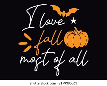 Fall t-shirt design vector file