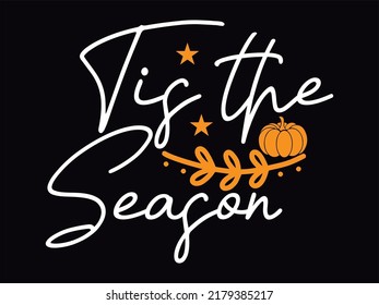 Fall t-shirt design vector file