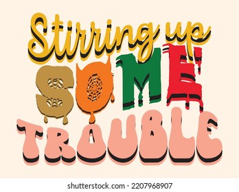 Fall t-shirt design vector file