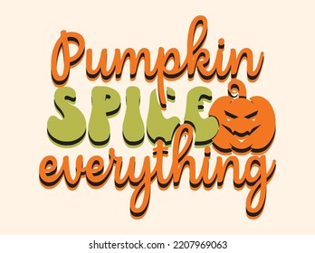 Fall t-shirt design vector file