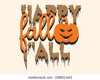 Fall t-shirt design vector file