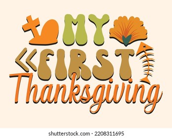 Fall t-shirt design vector file