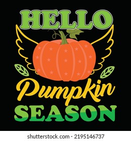 Fall t-shirt design vector template