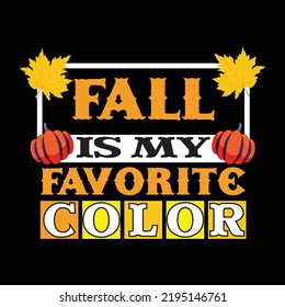 Fall t-shirt design vector template