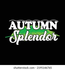 Fall t-shirt design vector template