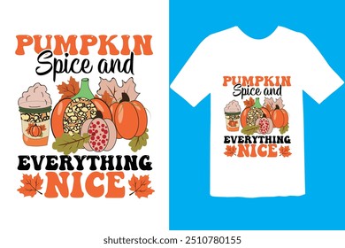 Fall T-Shirt Design,fall, autumn, sublimation T-shirt Design. Ready to print for apparel, poster, and illustration. Modern, simple, lettering. 