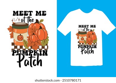 Fall T-Shirt Design,fall, autumn, sublimation T-shirt Design. Ready to print for apparel, poster, and illustration. Modern, simple, lettering. 