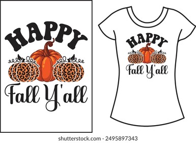 Fall Typography T shirt design.