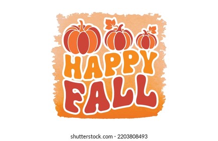 Fall Vector Design Bundle, Fall retro, pampkin tshirt, Funny Fall Thanksgiving shirt Pumpkin T-shirt design, Autumn SVG bundle, Svg Designs, PNG, Pumpkin SVG, sublimation, Pumpkin svg designs, fall