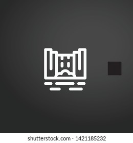 Fall vector icon. Fall concept stroke symbol design. Thin graphic elements vector illustration, outline pattern for your web site design, logo, UI. EPS 10.