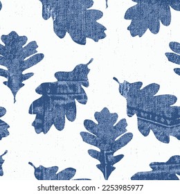 Fall vector Oak leaves, seamless pattern for season Botanical illustrations fabric, decoration, wallpaper and wrapping paper Seamless floral pattern. Watercolor effect. Transparency. Overlay. abstract