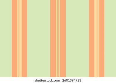 Fall vertical vector pattern, kit stripe seamless textile. Over lines background texture fabric in orange and light colors palette.