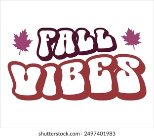 Herbst Vibes Retro SVG, sagt SVG, lustig SVG, Kürbis SVG, Herbst SVG, Herbst SVG, Herbst Quotes SVG, Gewürz Baby SVG, Kürbis Saison SVG, Schnittdatei, Silhouette