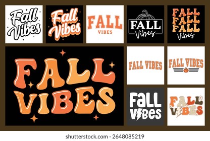 Fall vibes t shirt design