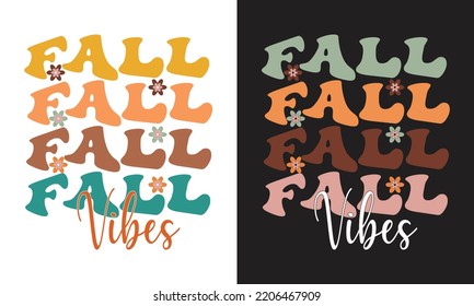 Fall Vibes Thanksgiving shirt.Wavy shirt design.