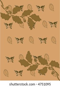 Fall/autumn style vector background for web-pages, scrap-booking and more