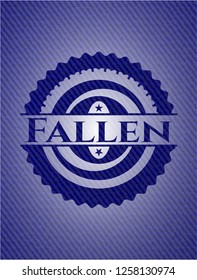 Fallen emblem with jean high quality background