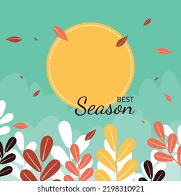 Fallen Leaf Beautiful Fall Autumn Season Background