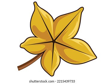Fallen leaf Vector, Leafy Wisdom, Fallen Leaf Icon