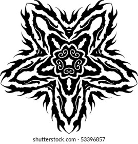 "Fallen Star" Vector Glyph Symbol