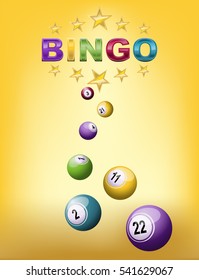 Falling Bingo Balls