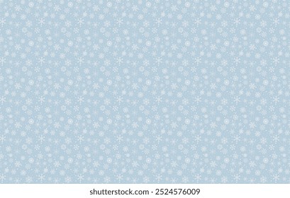 Fondo de fondo de patrón sin fisuras de nieve de Navidades caídas. Navidades Elementos de diseño de invierno. Copos de nieve blancos. Textura de la nevada simple Ilustración vectorial. Productos, papel de regalo, impresión de tela.