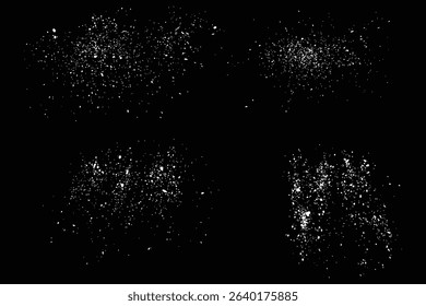 Falling collection of snowflakes snowfall illustration background design