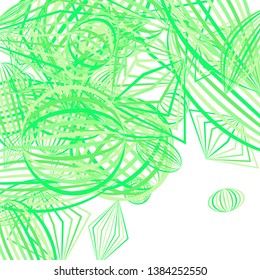 Falling color figures. Abstract background with color striped figures for mobile application or print. Background with falling colorful geometric figures for your design. Vector texture.