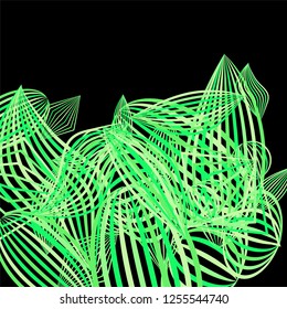 Falling color figures. Concept background with color striped figures for poster or mobile application. Background with falling colorful geometric figures for your design. Vector texture.