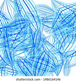 Falling color figures. Concept background with color striped figures for mobile application or print. Background with falling colorful geometric figures for your design. Vector texture.