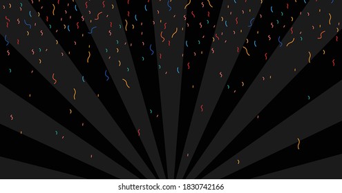 Falling color tape vector background material