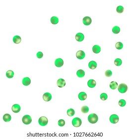 Falling colorful confetti background. Vector colorful round confetti frame isolated on White Background. Bright background with scattered confetti. Colored postcard.