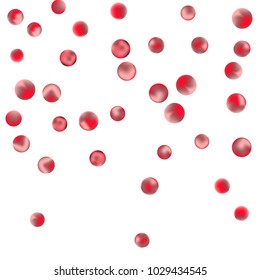 Falling colorful confetti background. Vector colorful round confetti frame isolated on White Background. Bright background with scattered confetti. Colored postcard.