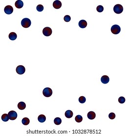 Falling colorful confetti background. Vector colorful round confetti frame isolated on White Background. Bright background with scattered confetti. Colored postcard.