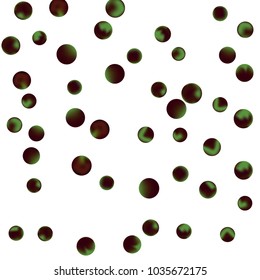 Falling colorful confetti background. Vector colorful round confetti frame isolated on White Backgdrop. Bright background with scattered confetti. Colored postcard.