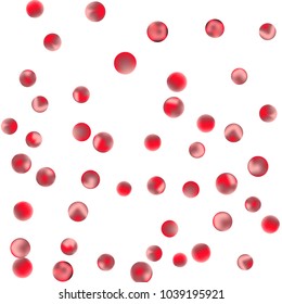 Falling colorful confetti background. Vector colorful round confetti frame isolated on Black Backdrop. Bright background with scattered confetti. Colored postcard.
