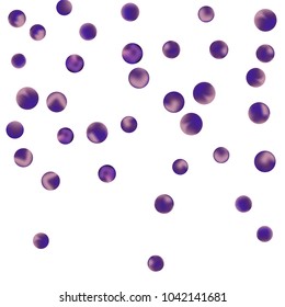 Falling colorful confetti background. Vector colorful round confetti frame isolated on White Background. Bright background with scattered confetti. Colored postcard.