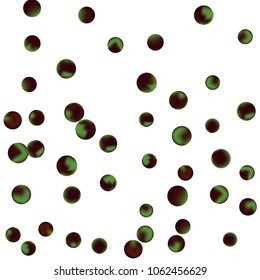 Falling colorful confetti background. Vector colorful round confetti frame isolated on White Background. Bright background with scattered confetti. Colored postcard.